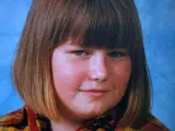 Una de las fotos de Natascha Kampusch distribuídas en 1998, tras su desaparición cuanto tenía los 10 años. (EFE)