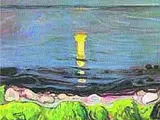 Paisaje marítimo con Luna, de Edvard Munch.