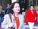 Alicia Hornos, madre de Rocío, en los juzgados de Málaga.(M. G/Efe)