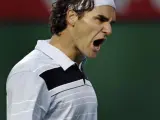 El suizo Roger Federer, primer finalista del Abierto de Australia. (Reuters)