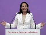 La candidata a la presidencia francesa, el sábado en un mítin en Rouen.