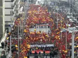 El PP salió a las calles de Pamplona bajo el lema "Fuero y Libertad. Navarra no es negociable".