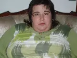 Teresa Ibáñez pesa 160 kilos por un problema hormonal (RUBÉN HERNÁNDEZ)