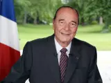 Jacques Chirac en su último discurso como presidente de Francia (REUTERS/Patrick Kovarik)