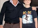 Dennis Quaid y su hijo Jack, fruto de su matrimonio con Meg Ryan (© Korpa).