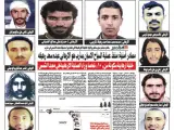 Primera página del semanario "22 de Septiembre"con las fotos de los presuntos autores del atentado de Yemen (Foto: Efe)
