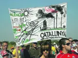 7.000 personas se manifestaron contra la instalación de un depósito de gas en el mar frente a la vecina localidad de Vinarós(Jaume Sellart).