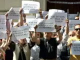 Protesta de afectados de Afinsa y Fórum (EFE)