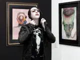 Imagen de archivo de Marilyn Manson en la inauguración de su exposición de acuarelas en Colonia (Alemania).