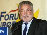 El ministro de Sanidad y Consumo, Bernat Soria, durante su intervención en los desayunos informativos del Fórum Europa.