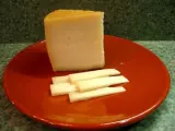 Imagen de un queso Idiazábal.