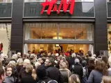 Entrada de uno de los establecimientos de la firma,H&M.