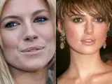 Las actrices Sienna Miller y Keira Knightley.