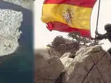 Instante en que los soldados españoles recuperaron el islote Perejil en julio de 2002.