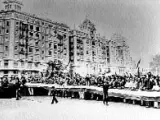 Manifestación del 4 de diciembre del 77 junto a la Diputación. (M. T. / C&T editores)