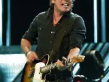 Springsteen, con su inseparable Fender Telecaster.