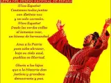 Letra del himno de España.