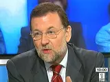 Mariano Rajoy, durante su entrevista en 'Los desayunos' (TVE).
