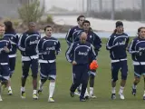 Imagen de un entrenamiento del Real Madrid. (EFE)