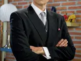 Bruno Squarcia, caracterizado para la serie.