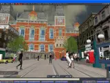 Imagen del universo virtual Second Life.