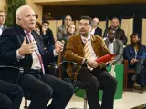 Moratinos, durante un acto público del PSOE en Huelva. (EFE/JULIAN PÉREZ)