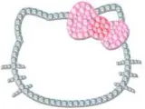 Logotipo de la famosa gatita Hello Kitty.
