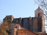 Fachada norte de la Catedral de Girona que se rehabilitará