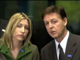 McCartney y Heather Mills en abril de 2001(KORPA).