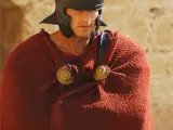 Una fantasía hecha realidad: el ex de Ana Obregón se viste de fornido soldado romano para interpretar un papel en la película 'The Sindone'.
