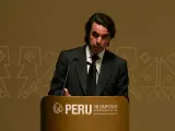 El ex presidente durante un discurso en Lima (Perú). (EFE)