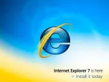 Pantalla de instalación de Internet Explorer 7