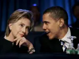 Hillary Clinton y Barack Obama, en una foto de archivo.