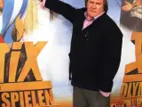 Gerard Depardieu durante la premier de la última película de Astérix.(KORPA)
