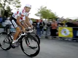 El corredor español del equipo danés CSC Carlos Sastre, durante la presentación de los equipos del Tour de Francia. (EFE)