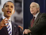Los dos candidatos a la casa Blanca, Barack Omaba y John McCain. (EFE)