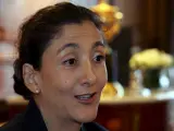 Ingrid Betancourt, durante una entrevista en París. (EFE)