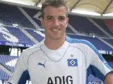Rafael Van der Vaart, con la camiseta del Hamburgo (FIFA).