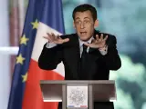 Nicolas Sarkozy, en una foto de archivo en el Eliseo. (Francois Mori / Reuters).