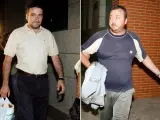 Tomás Felipe Boto, jefe de la Policía Local de El Molar y César Torollo Pérez, imputados en el caso 'El Molar'. (EFE)