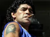 La leyenda del fútbol argentino, Diego Armando Maradona.