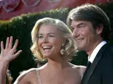 Los actores Rebecca Romijn y Jerry O'Connell. FOTO: REUTERS.