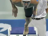 Michael Phelps, en acción en Pekín. (REUTERS)
