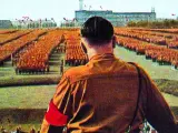 Hitler ante una manifestación multitudinaria. (ARCHIVO)