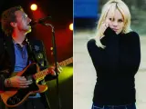 Chris Martin, líder de Coldplay, y la cantante Duffy.