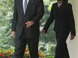 George W. Bush y Condoleezza Rice. (REUTERS)