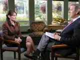 Sarah Palin, durante la entrevista en la cadena ABC.
