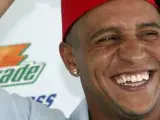 Roberto Carlos, durante un acto promocional. (EFE)