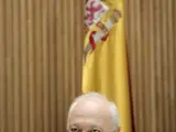 Miguel Ángel Moratinos durante una comparecencia. (EFE)
