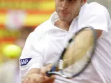 Andy Roddick, durante el partido de la Davis ante Nadal. (EFE)